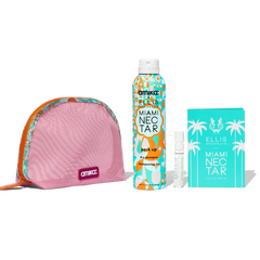 amika x Ellis Brooklyn dry shampoo + perfume set perk up x MIAMI NECTAR fragrance + mini perfume + mesh bag