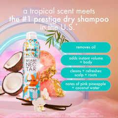 amika x Ellis Brooklyn dry shampoo + perfume set perk up x MIAMI NECTAR fragrance + mini perfume + mesh bag